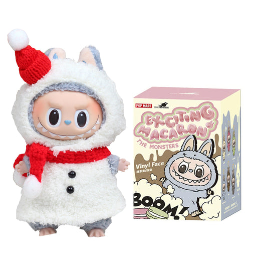 Labubu Macaron Blind Box + Christmas snowman Outfit