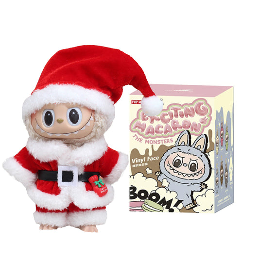 Labubu Macaron Blind Box + Christmas Santa Outfit