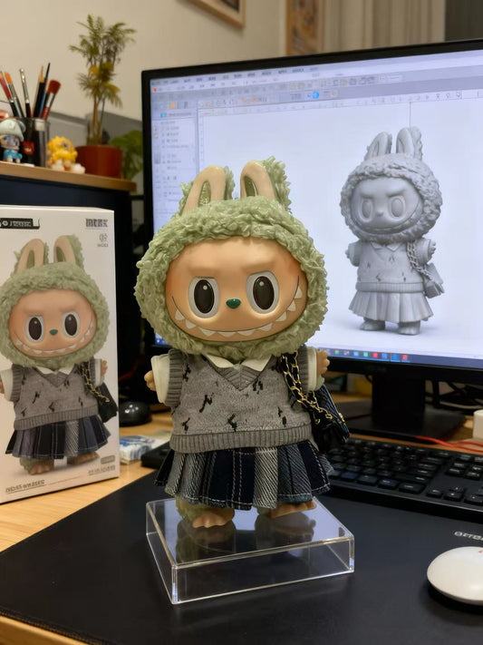 Labubu Blind Box + Labubu high-End French Gray Aesthetic