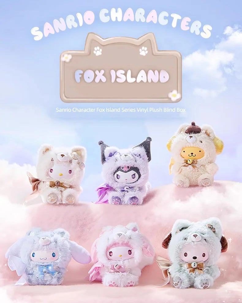 Sanrio Characters Fox Island Plush Doll Blind Box