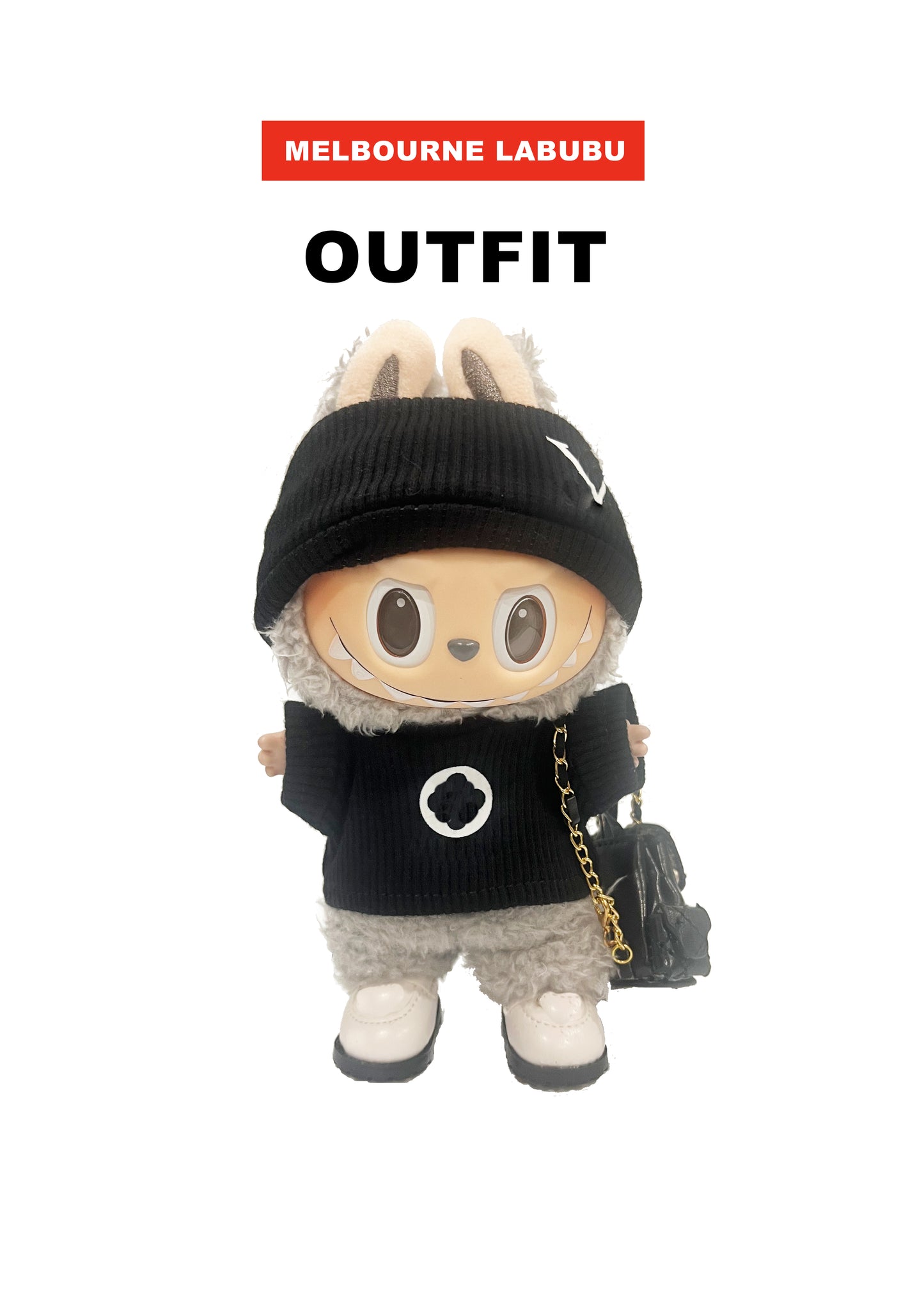 Labubu Outfit | Casual Chic Style | Ribbed Knit Top & Pants Set