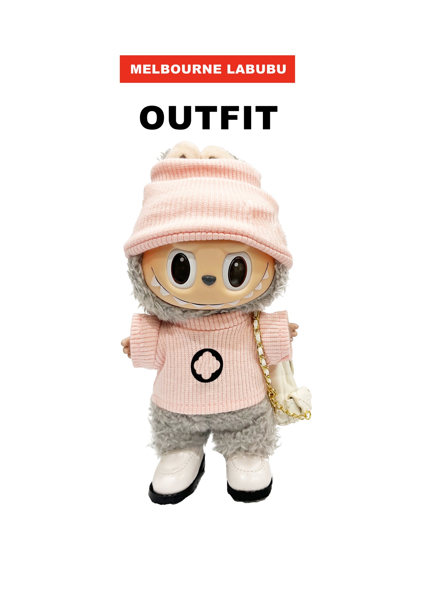 Labubu Outfit | Casual Chic Style | Ribbed Knit Top & Pants Set
