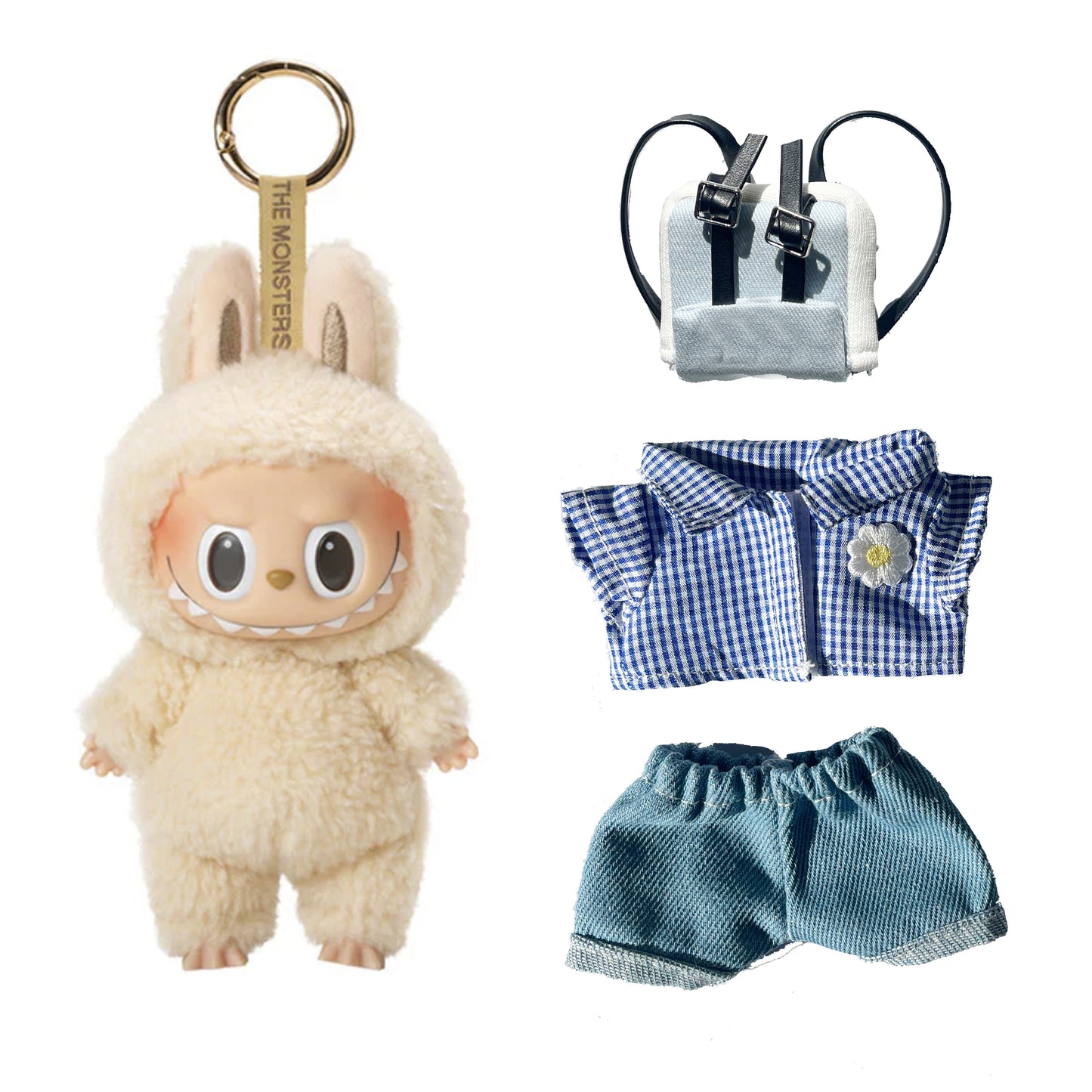 Labubu Macaron Blind Box + Spring Campus Style Outfit