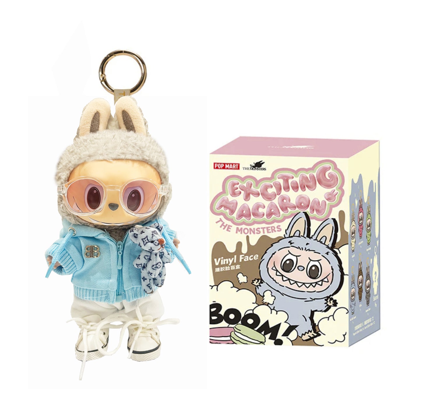 Labubu Macaron Blind Box + Trendy Streetwear Style Outfit