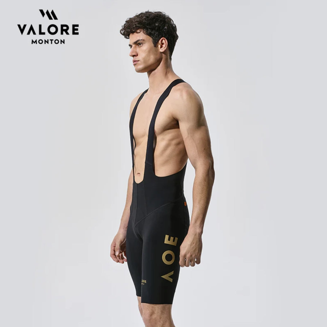 VALORE MONTON Mens Bib Shorts Nuova Luna (Black)