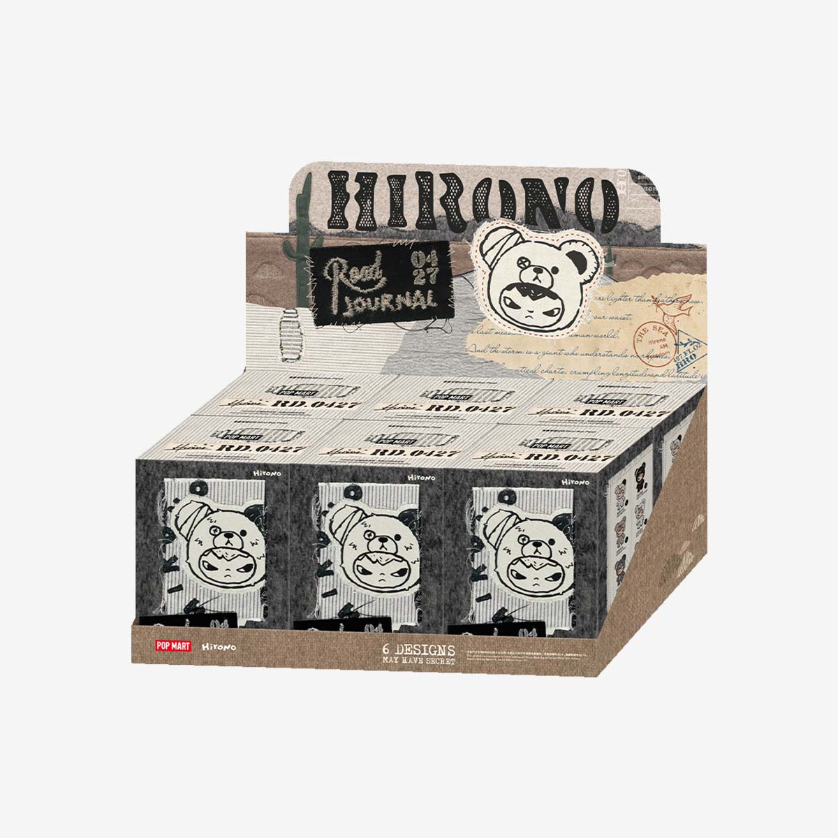 Hirono Road Journal Series-Plush Doll Pendant Blind Box