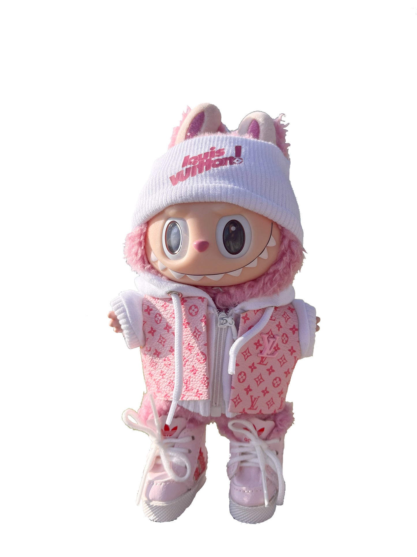 Labubu Macaron Blind Box + Street Style Pink Look Outfit