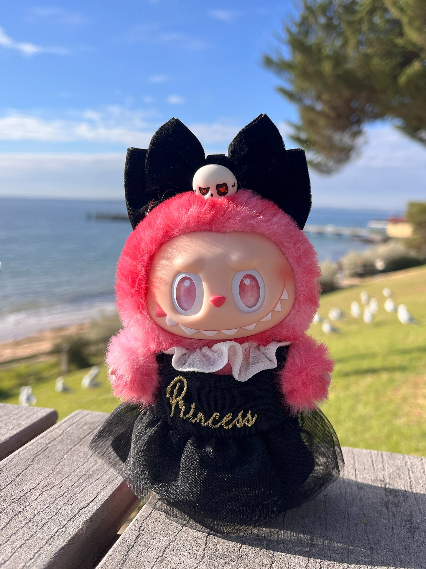 Labubu Big into Energy Blind Box + Halloween Style Black Outfit