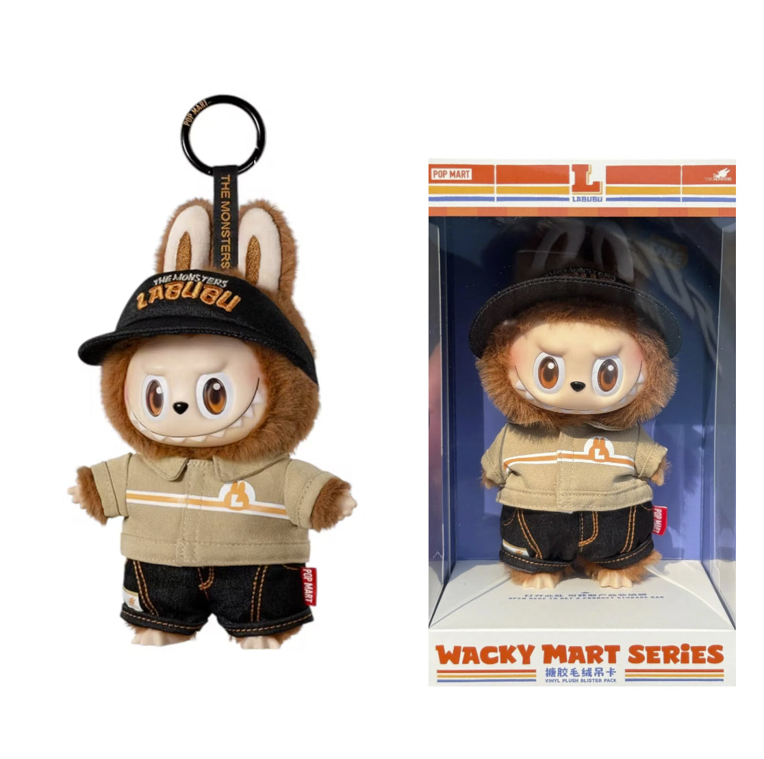 WACKY MART SERIESLキャラクターぬいぐるみ Labubu The Monsters Wacky Mart Series Vinyl Plush – Labubu
