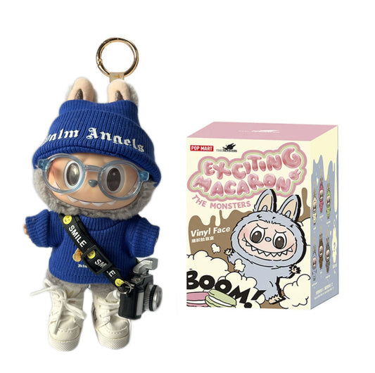 Labubu Macaron Blind Box + Blue Chic & Playful Design Outfit