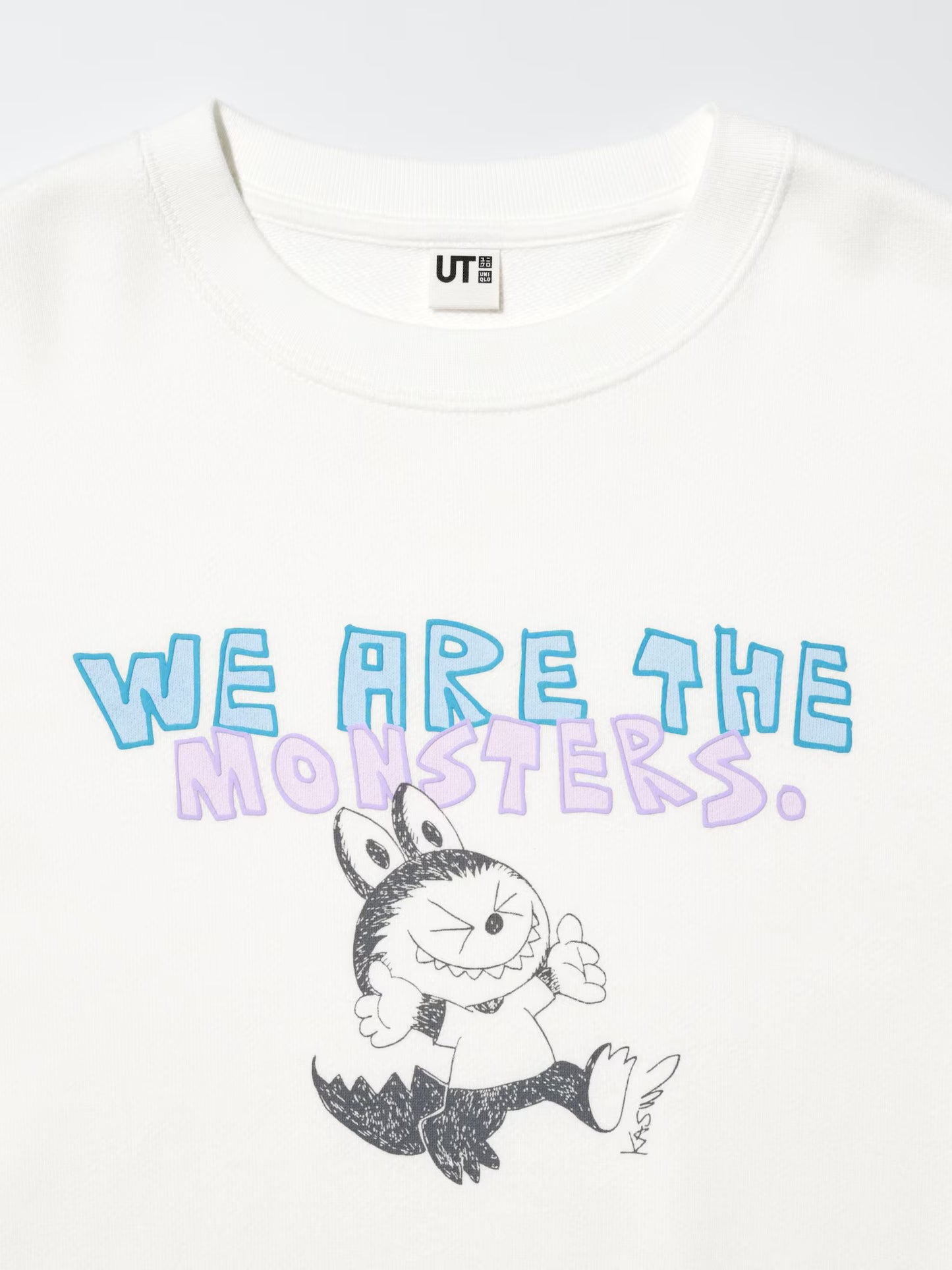 KIDS White Labubu Sweatshirt