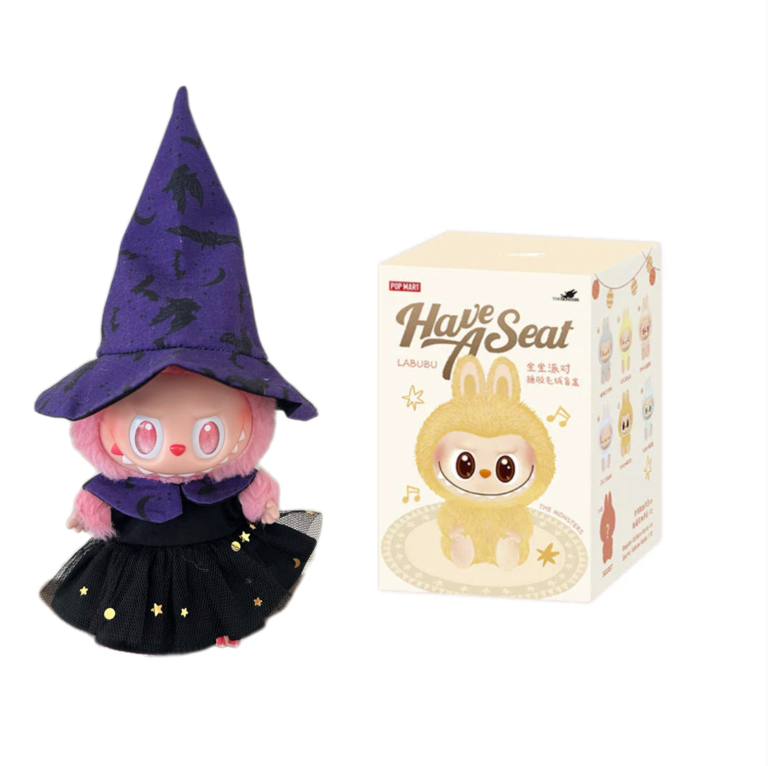 Labubu Have a Seat Blind Box + Labubu Halloween Orange & Purple Edition