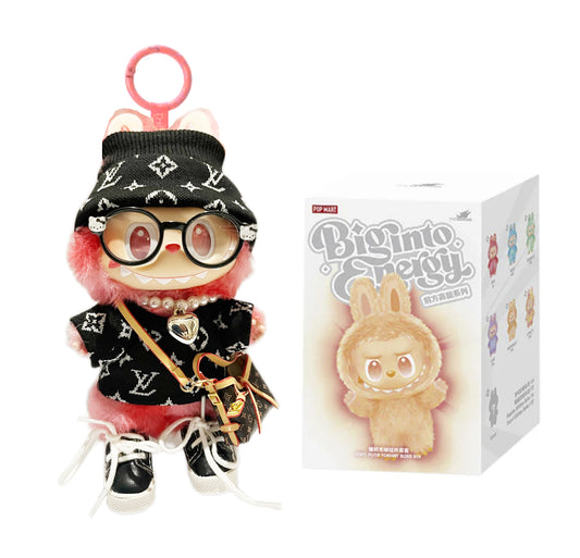 Labubu Big into Energy Blind Box + Lake Black Chic & Playful Design Outfit