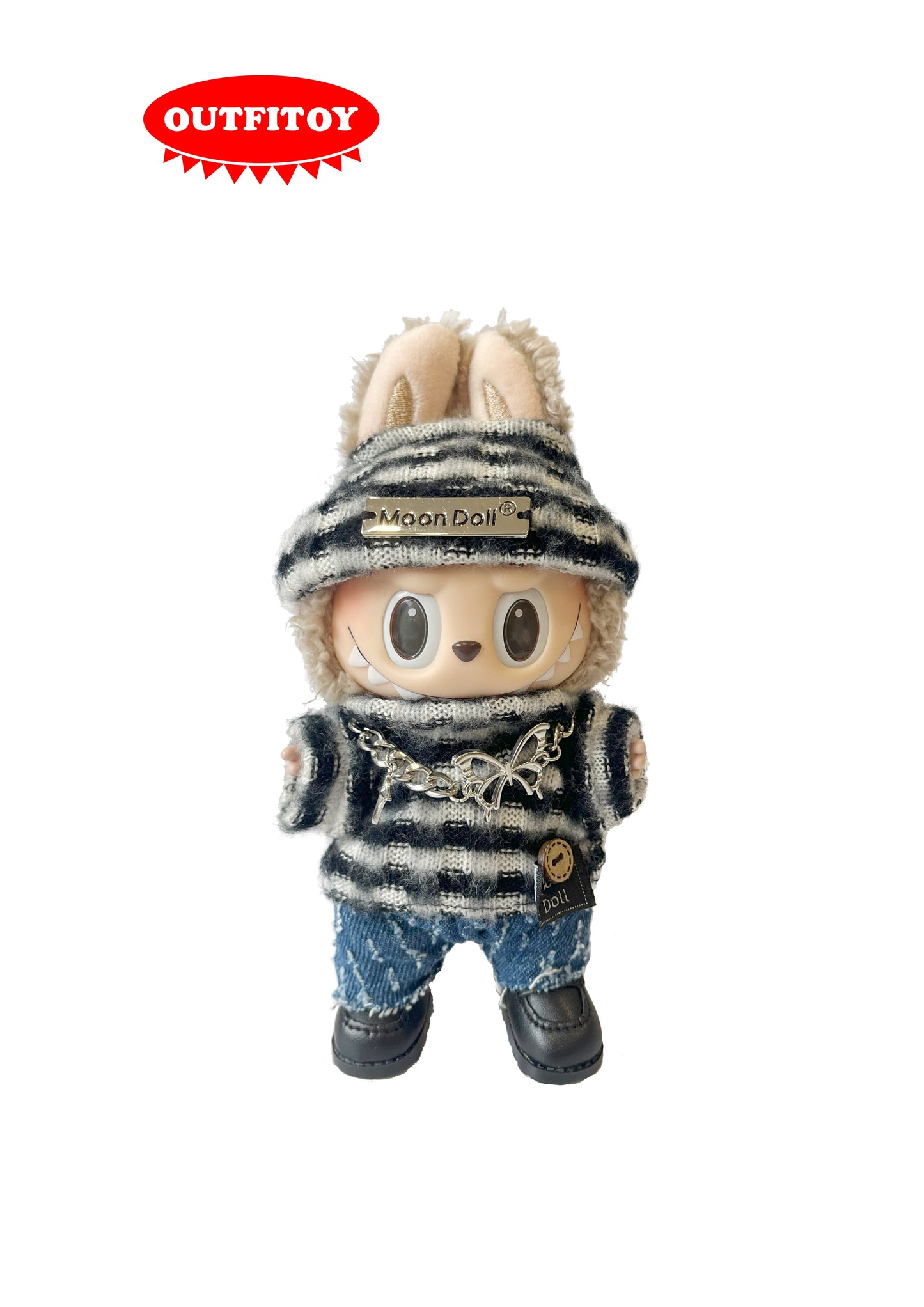 Labubu Street Punk Style Set