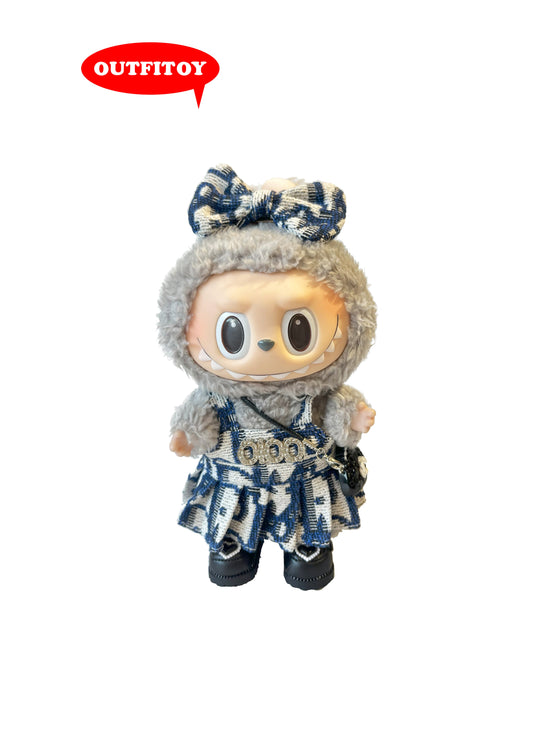 Labubu Parisian Navy Elegance