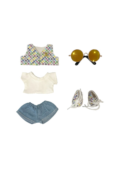 Labubu Outfit – France inspired Look Summer Vacation Style Set