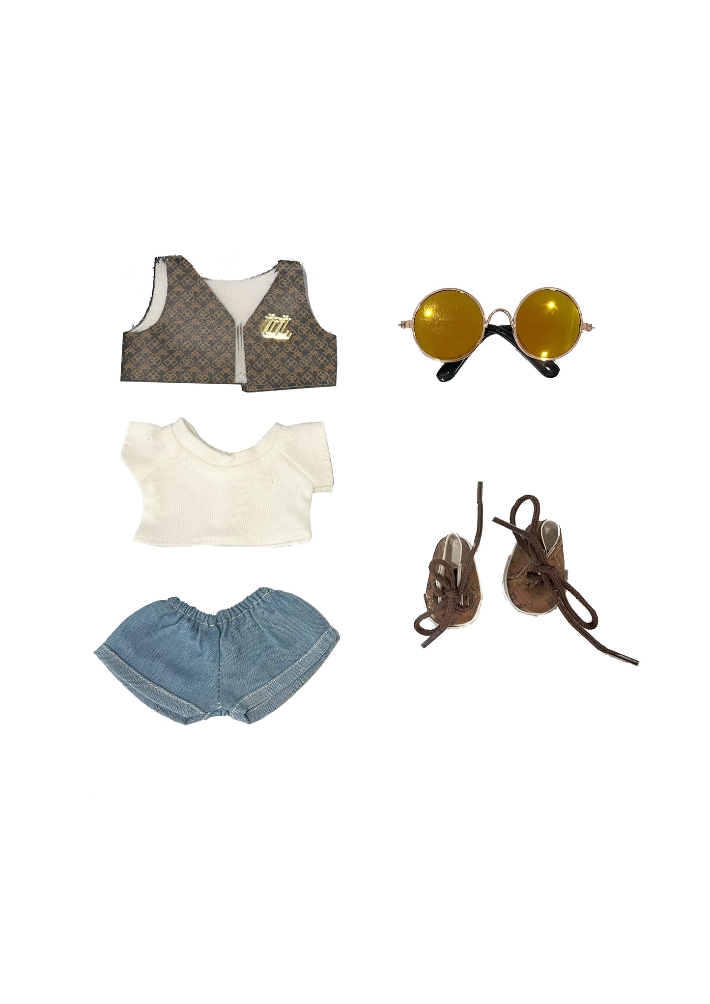 Labubu Outfit – LV inspired Look Summer Vacation Style Set