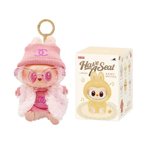 Labubu  Have a Seat Blind Box + Luxury Y2K Glam Parisian Chic Outfit