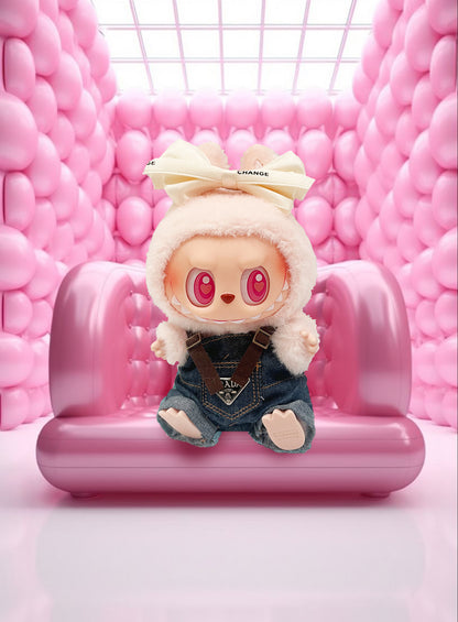 Labubu  Have a Seat Blind Box + Denim Girl Style Outfit