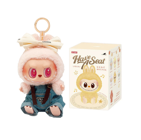 Labubu  Have a Seat Blind Box + Denim Girl Style Outfit