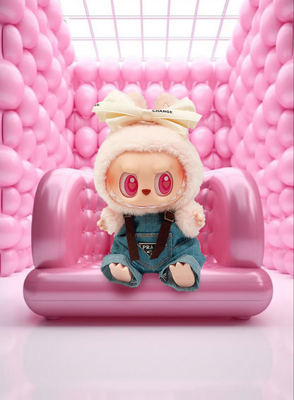 Labubu  Have a Seat Blind Box + Denim Girl Style Outfit