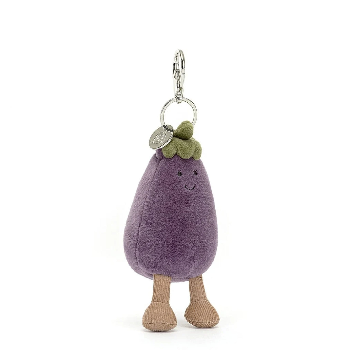 Jellycat Vivacious Aubergine Bag Charm | In Stock Australia