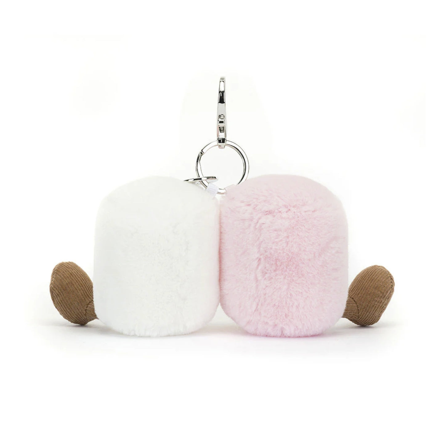 Jellycat Bag Charm Amuseables Pair of Marshmallows | In Stock Australia