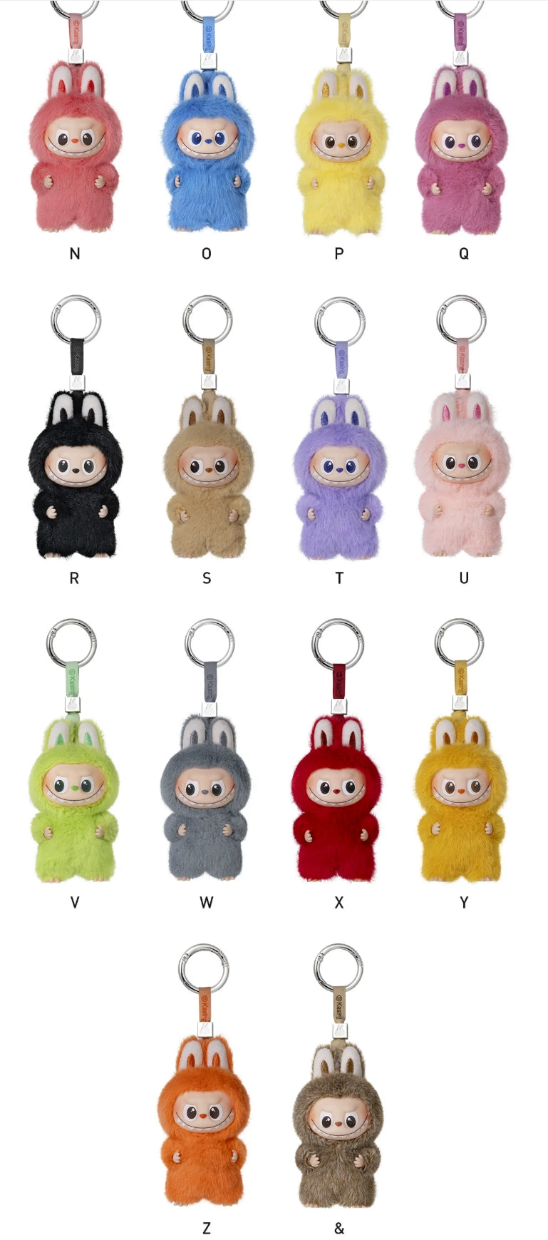 PIN FOR LOVE SERIES - LETTER PENDANT BLIND BOX – Labubu