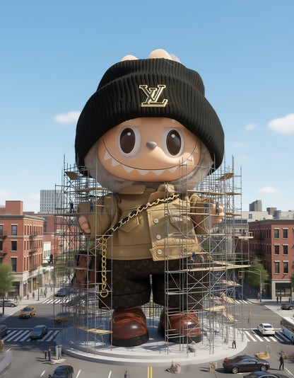 Labubu Macaron Blind Box + Art Chic Outfit