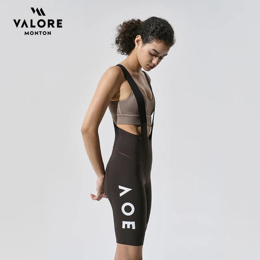 VALORE Womens Bib Shorts Nuova Luna (Dark Chocolate)