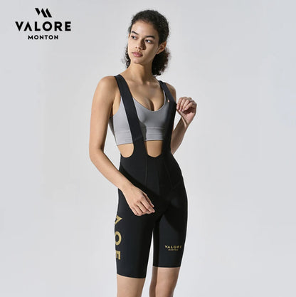 VALORE Womens Bib Shorts Nuova Luna (Black)