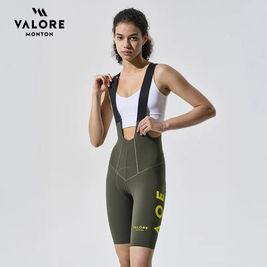 VALORE Womens Bib Shorts Nuova Luna (Green)