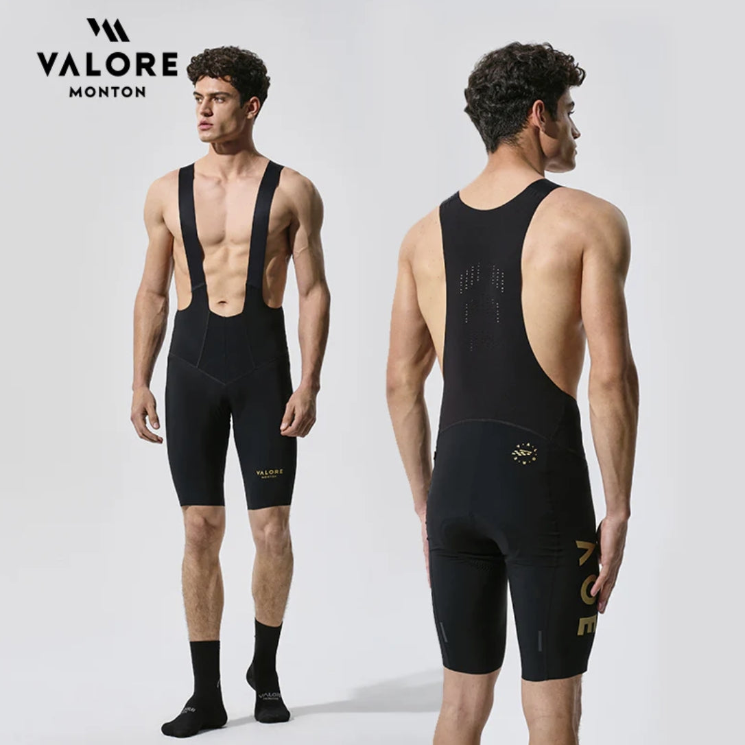 VALORE MONTON Mens Bib Shorts Nuova Luna (Black)