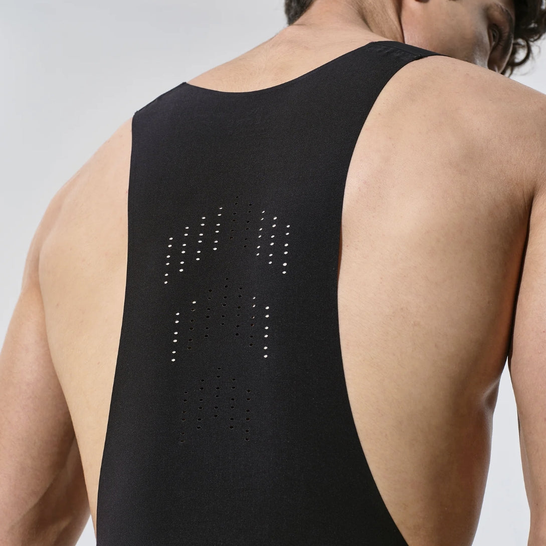 VALORE MONTON Mens Bib Shorts Nuova Luna (Dark Chocolate)