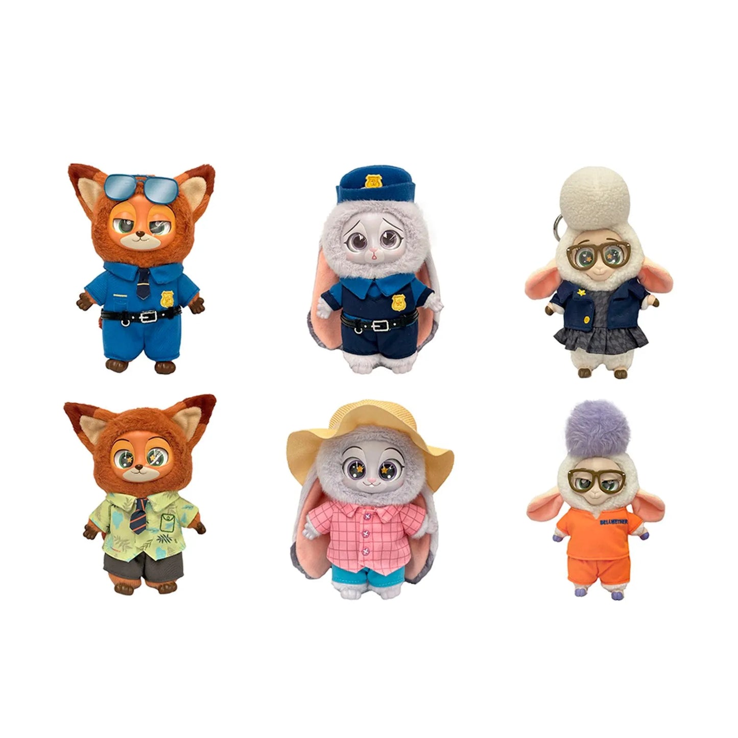 Zootopia Vinyl Plush Pendant Mystery Blind Box