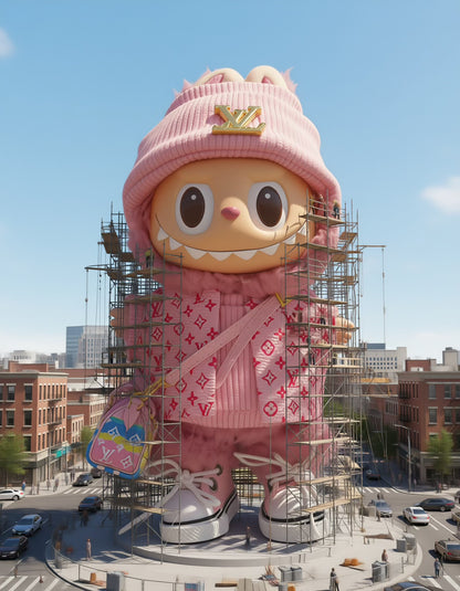 Labubu Macaron Blind Box + Pink Sporty Chic Outfit