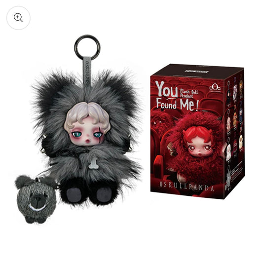 SKULLPANDA YOU FOUND ME ！SERIES PLUSH DOLL PENDANT
