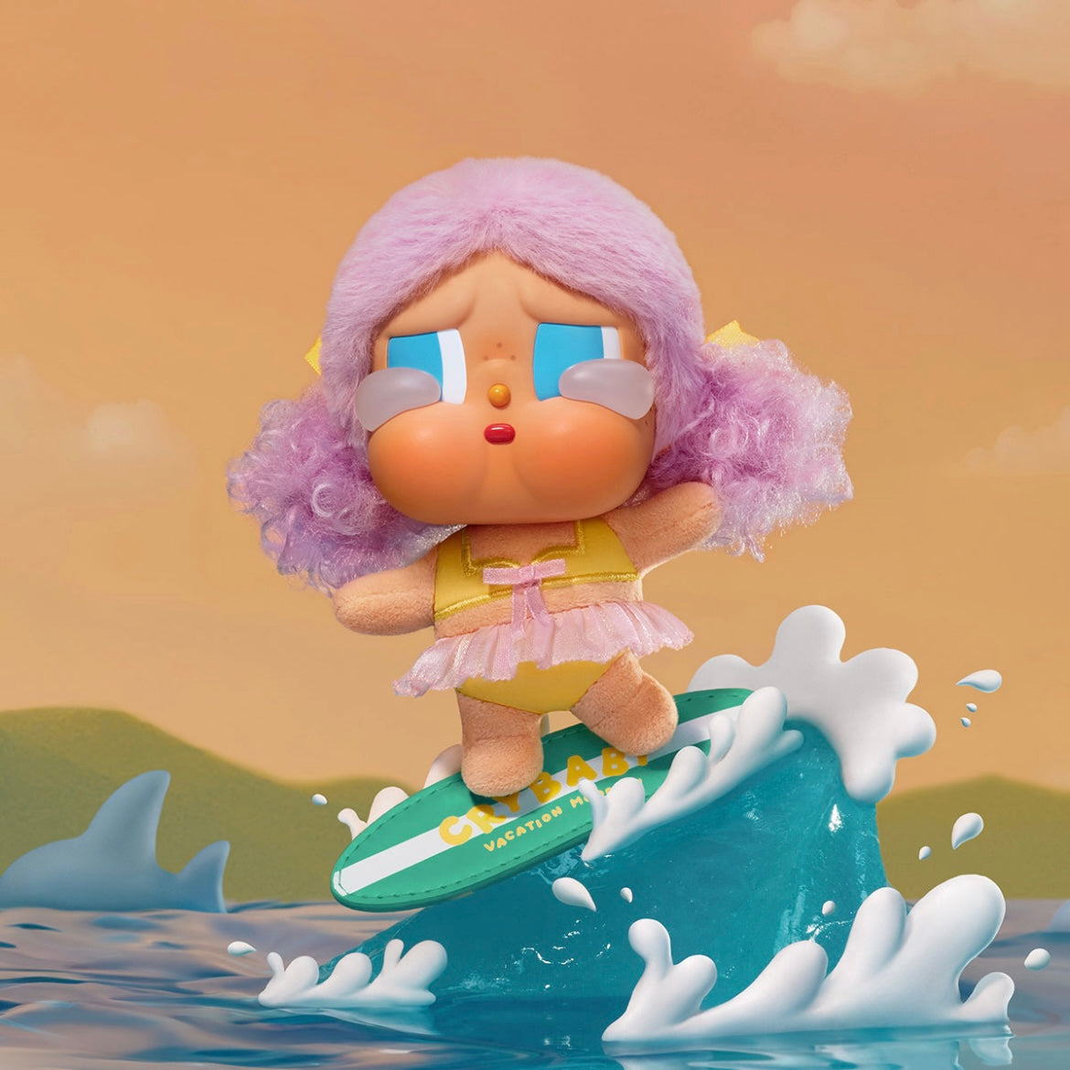 CRYBABY Vacation Mode On Series-Vinyl Plush Blind Box