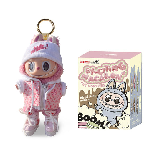 Labubu Macaron Blind Box + Street Style Pink Look Outfit