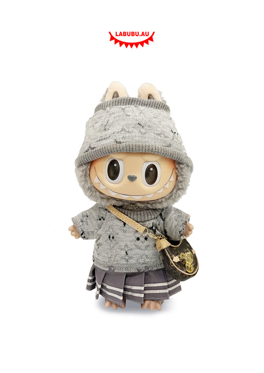 Labubu Outfit Grey Sporty Chic Look
