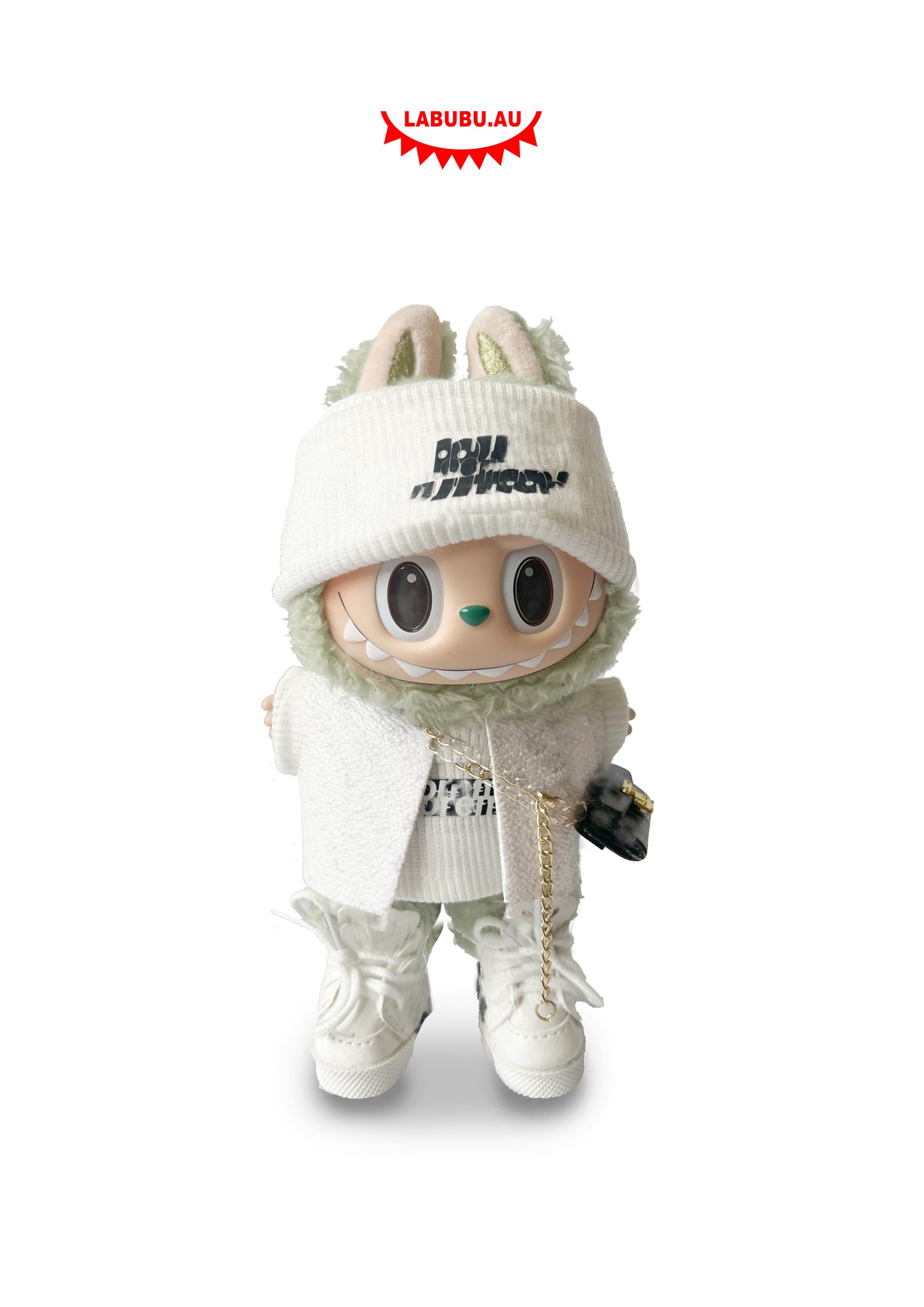 Labubu Outfit Streetwear Collab Style Cream White Cool Look