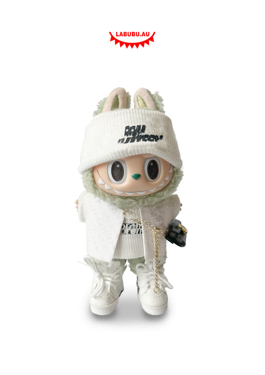 Labubu Outfit Streetwear Collab Style Cream White Cool Look