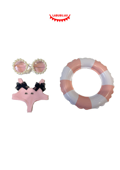 Labubu Outfit Beach Holiday Style Set