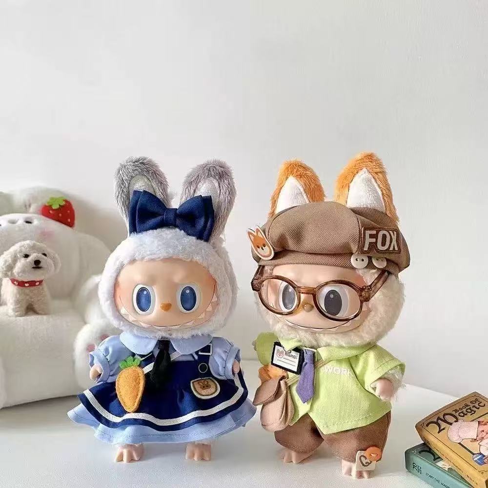 Labubu Blind Box + Labubu Zootopia Nick Outfits