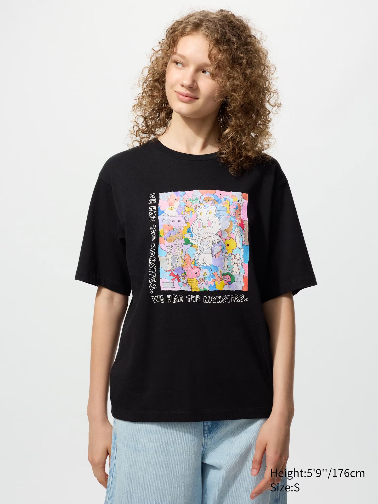 Labubu Black Graphic T-Shirt