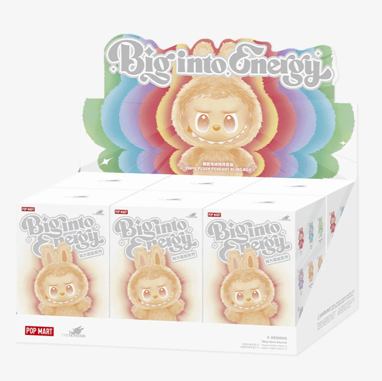 THE MONSTERS Big into Energy Series-Vinyl Plush Pendant Blind Box