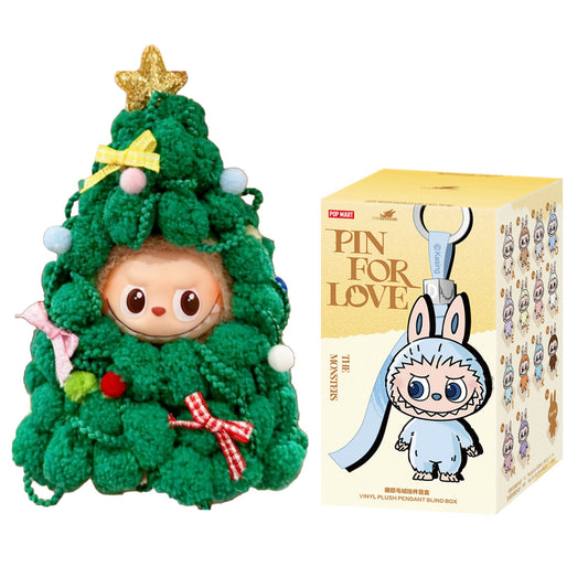 Labubu Pin for love Blind Box + Christmas Tree Outfit