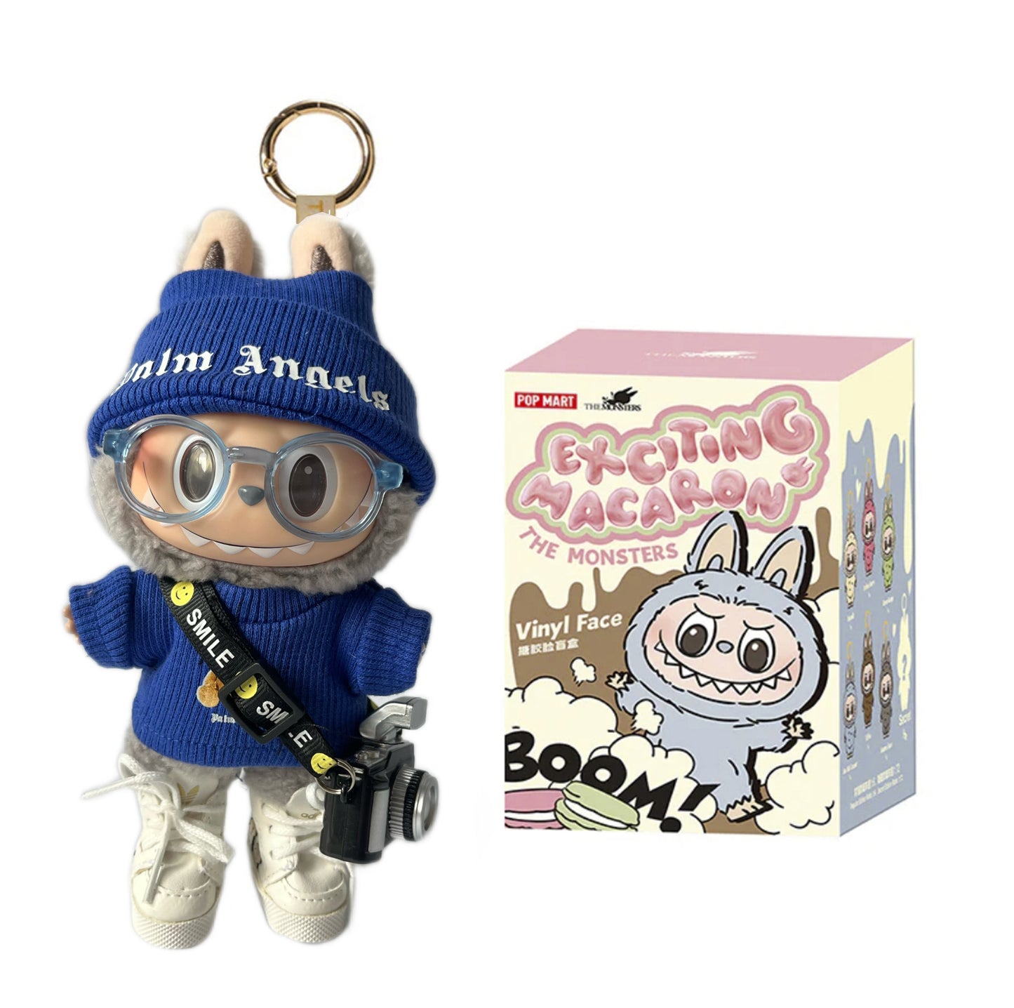 Labubu Macaron Blind Box + Blue Chic & Playful Design Outfit