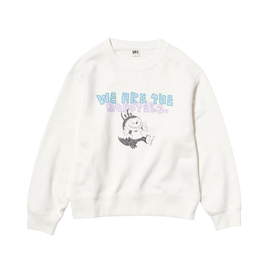 KIDS White Labubu Sweatshirt