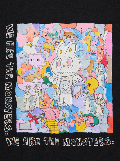 Labubu Black Graphic T-Shirt